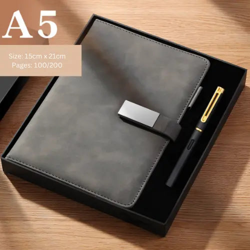 A5 notebook customized business meeting record book set notepad can print logo Blessing in Boxes